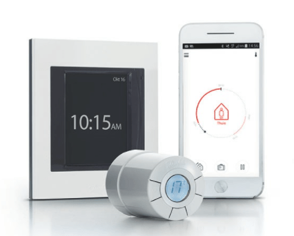thermostaat met app copyright Danfoss